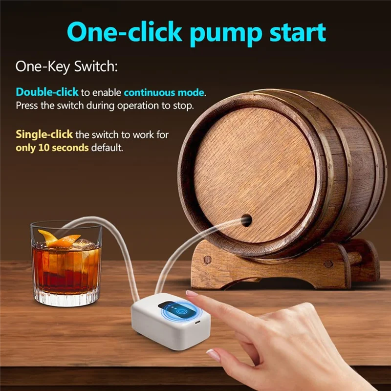 Picture 4: B51CNEW! Rechargeable USB Electric Auto Siphon Pump Electric Auto Siphon Pump For Home Brew, Wine, Beer, Beverages