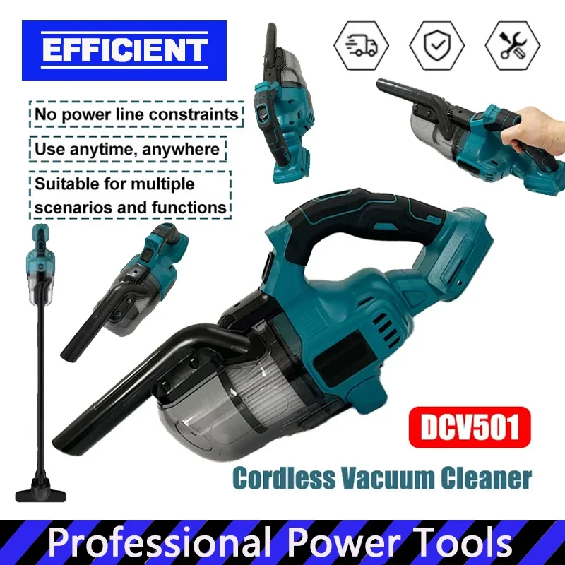 

Беспроводной пылесос для Makita 18V: ручной пылесборник для пола, ковров, автомобиля, удаления шерсти животных, электроинструмент для уборки