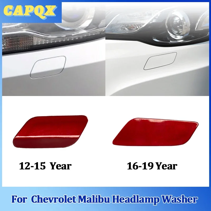 For Chevrolet Malibu  2012 13 14 15 16 17 18 19 Front Bumper Headlight Washer Spray Nozzle Cover Headlamp Washer Jet