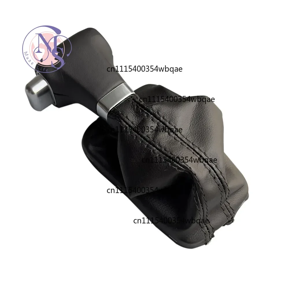 ZOCI- For Golf 5 Golf 6 MK5 MK6 Passat B6 Tiguan Jetta Automatic Car Gear Shift Knob with Leather Dust Cover DSG Gear Stick Knob