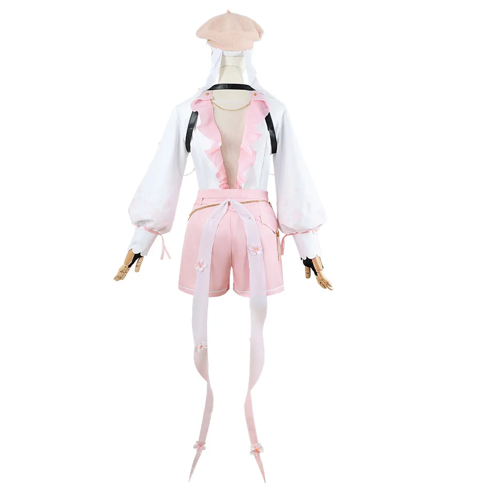 PJSK-Costume de Cosplay Aoyagi Toya, Ensemble de Shorts Roses, Tenues d'Halloween, Projet Sekai, Uniforme Trempé Unisexe, pour Femme et Homme