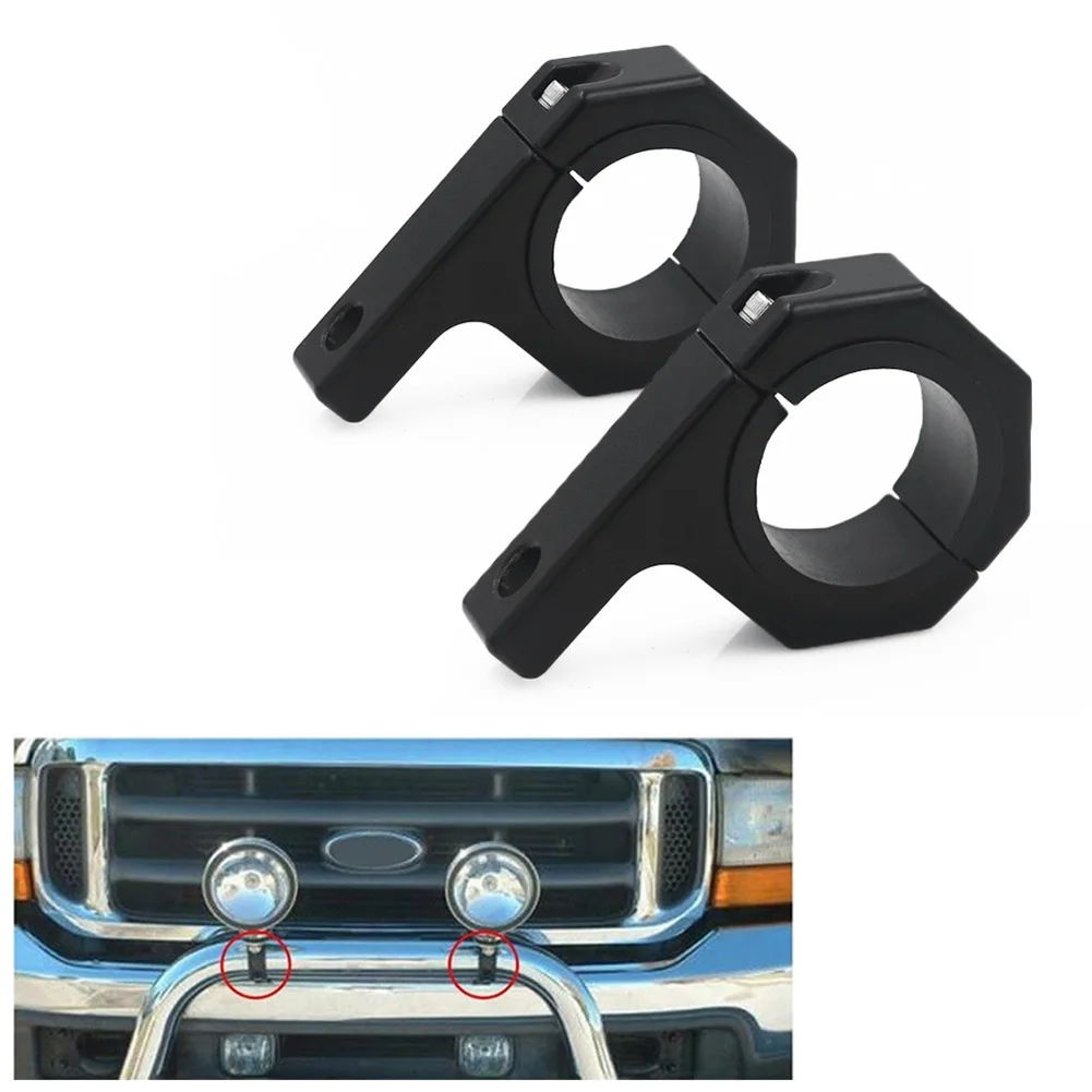 

2Pcs UTV Whip Light Flag Mount For 1.5"/2" Roll Cage Bull Bar Roof Rack Aluminum Alloy Light Bar Mounting Bracket