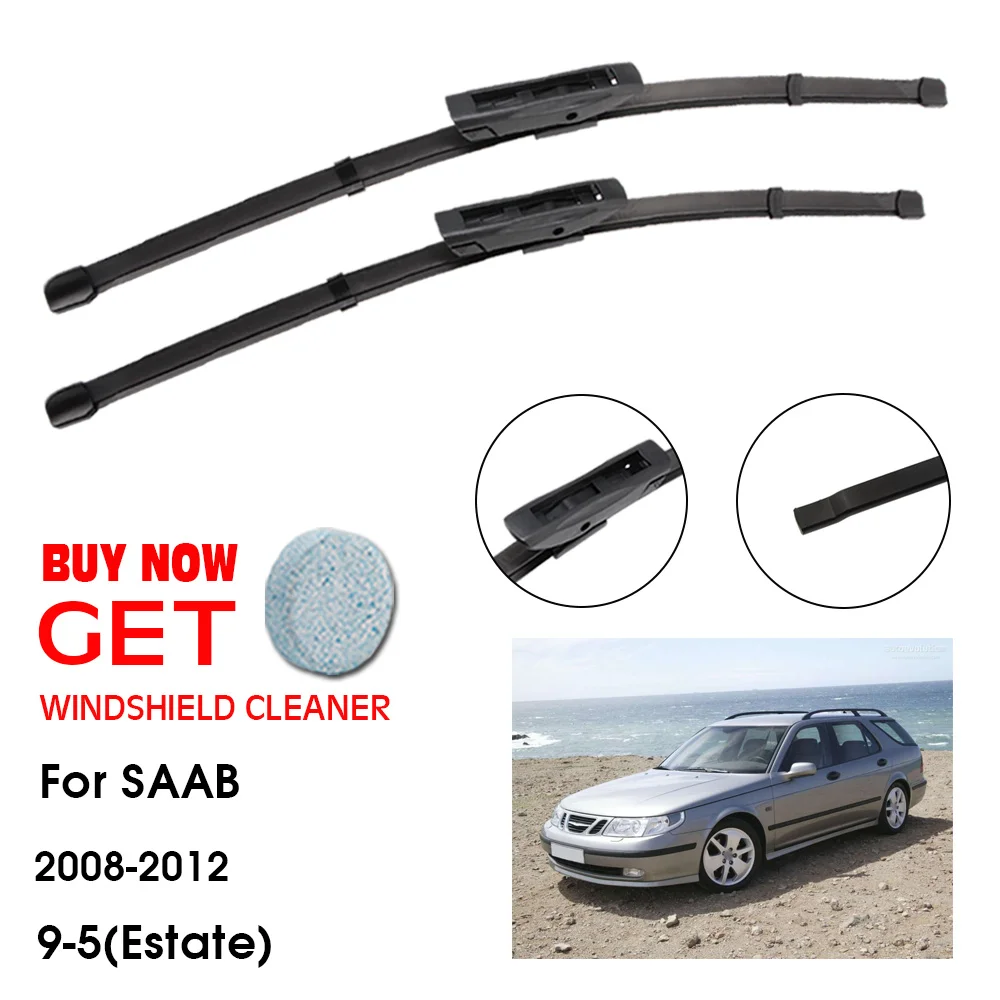 

Car Wiper Blade For SAAB 9-5(Estate) 24"+22" 2008-2012 Front Window Washer Windscreen Windshield Wipers Blades Accessories