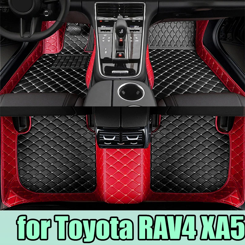 Car Floor Mats For Toyota RAV4 XA50 Hybrid(E-CVT) 2020 2021 2022 2023 2024 Suzuki Across Foot Pads Carpet Interior Accessories