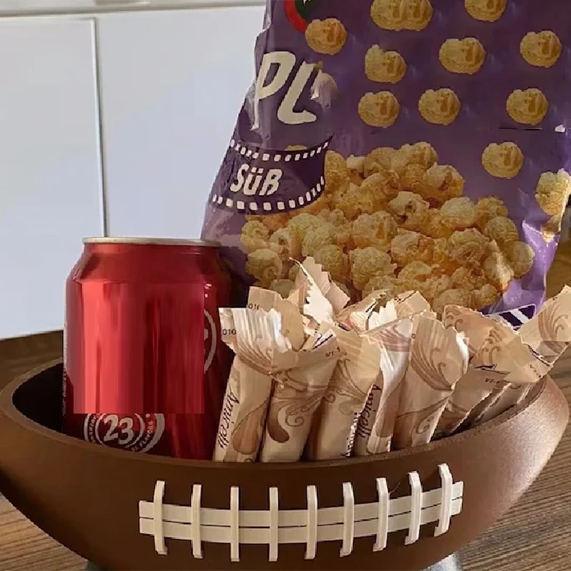 

Resin Football Snack Trays Football Snack Trays Game Day Football Serveware Tailgate Party Serving Platter