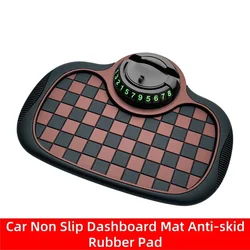 Car Non Slip Dashboard Mat Anti-skid Rubber Pad Mobile Phone Sunglasses Multifunction Holder Accessories Interior Automobiles