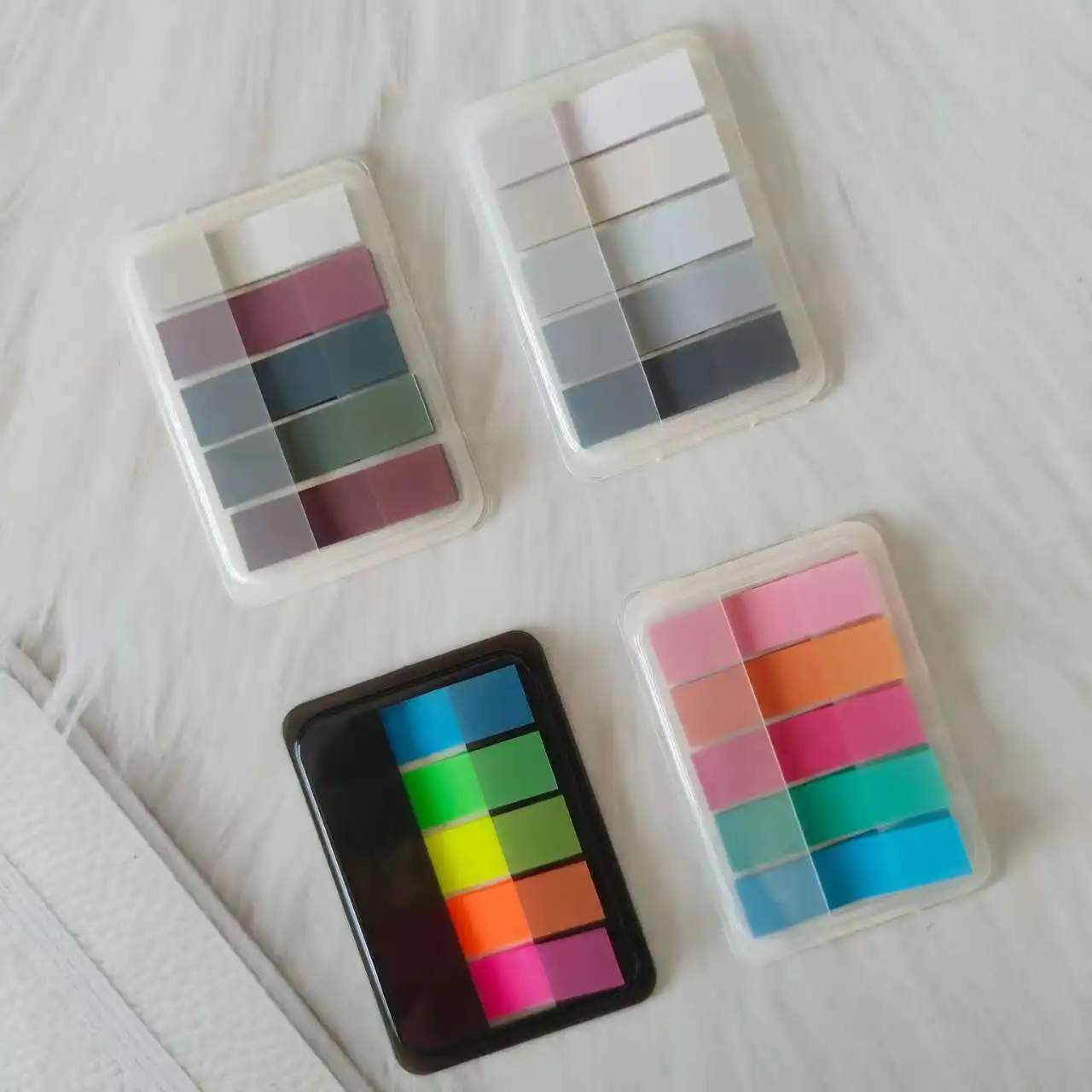 

100-400 прозрачных цветных индексных закладок и стикеров, креативные самоклеящиеся блокноты для заметок для офиса и школы