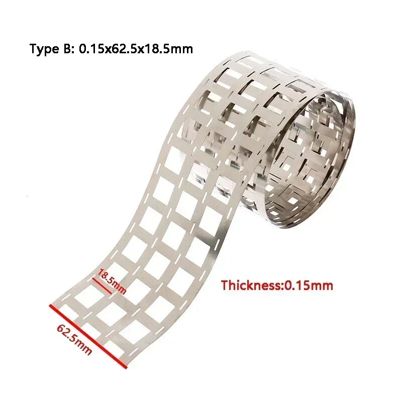 High Quality 1 Meter 4P 0.15mm Nickel Plated Belt Lithium Battery Strip for 18650 Spot Welding