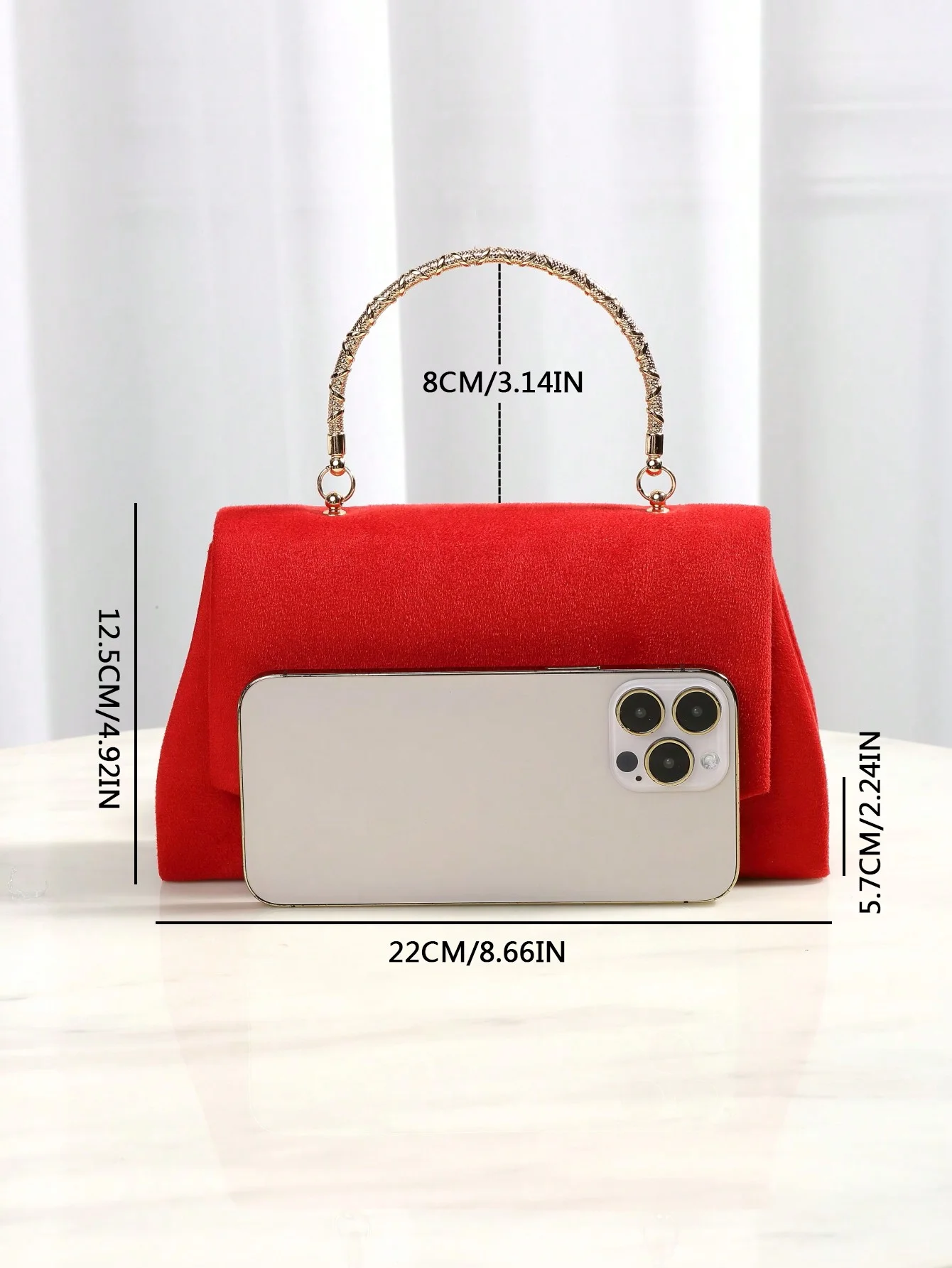 Luxury Dinner Bag, Evening Bag Glamorous, Elegant, Exquisite, Quiet Luxury Minimalist Flap Square Bag Chain Square Bag For Lady