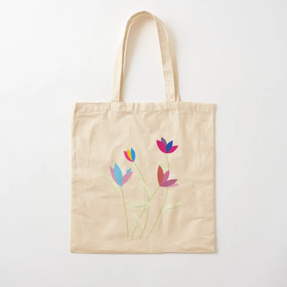 

minimalist pride flowers Tote Bag