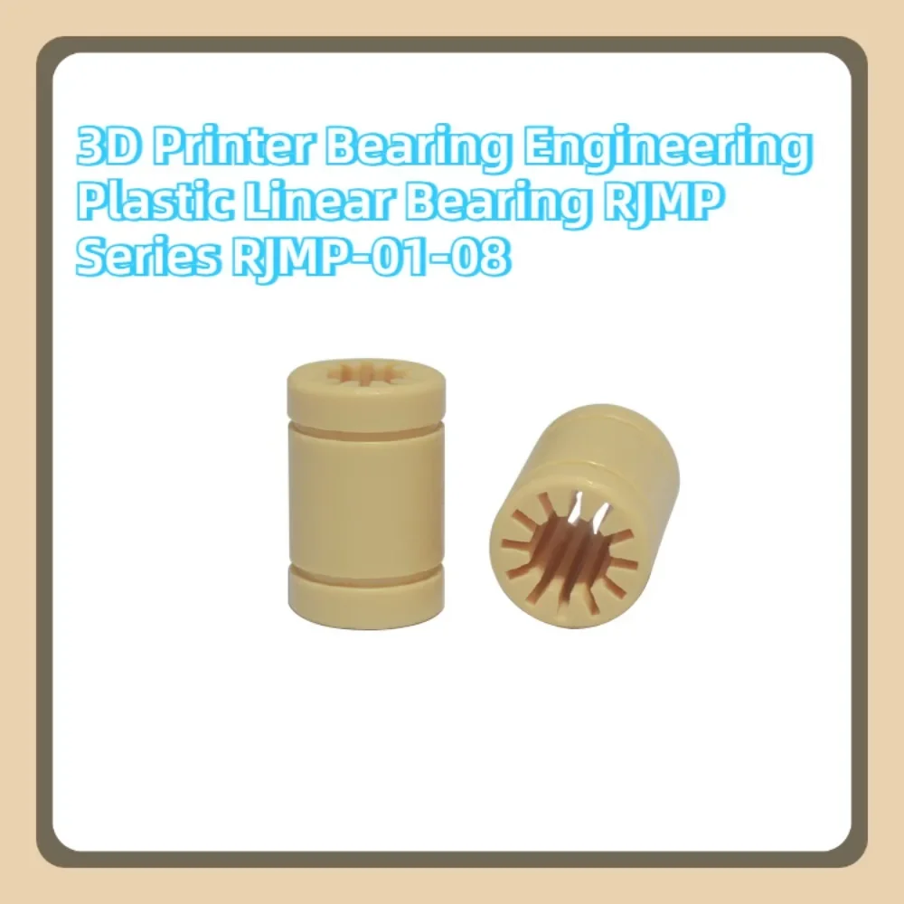 1pcs/5pcs 3D Printer parts Solid Plasticr Bearing ID 6/8/10/12mm shaft Igus Drylin RJMP-01-06 RJMP-01-08 RJMP-01-10 RJMP-01-12