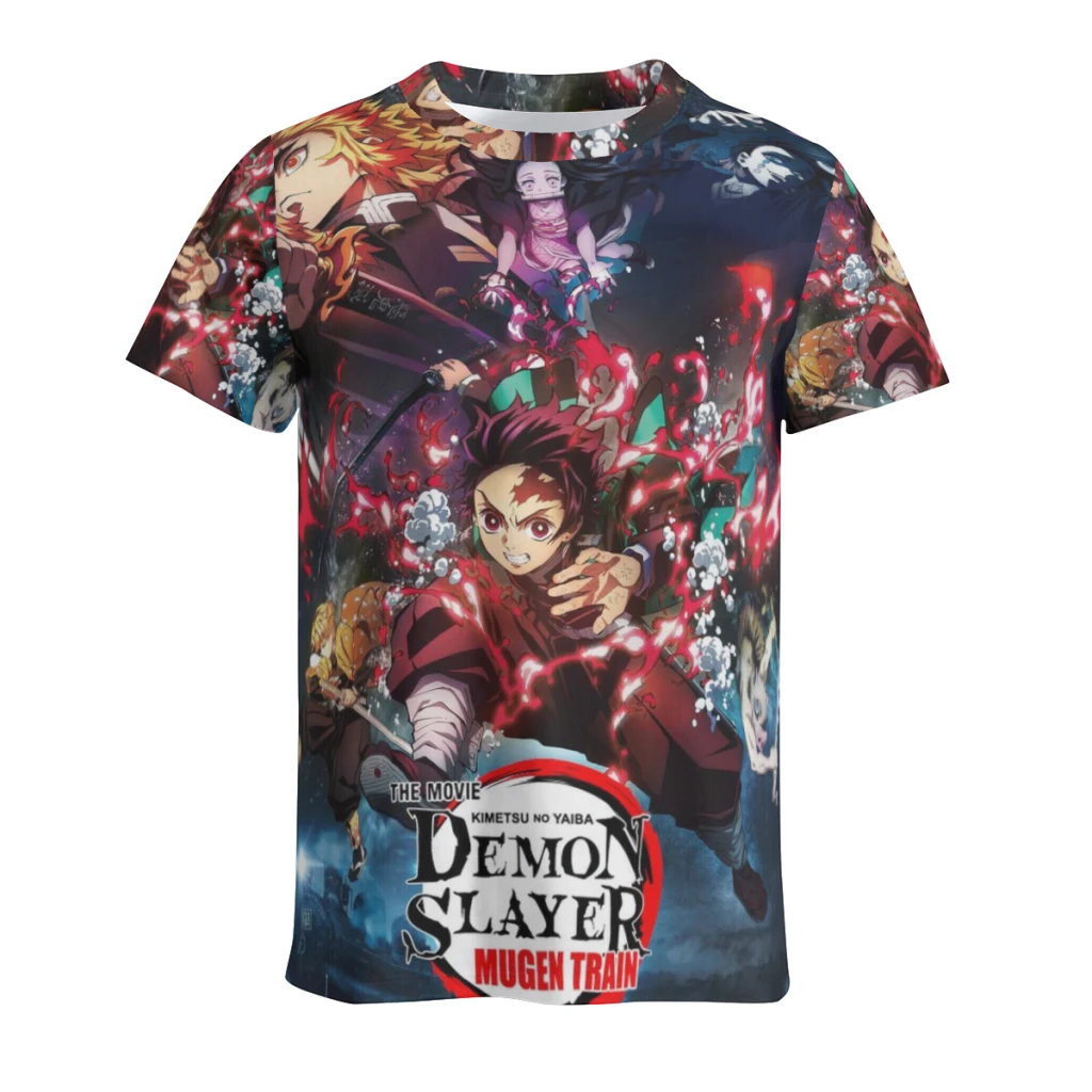 

Demon Slayer Kimetsu No Yaiba Trending Products Men's Clothing Soft T-Shirt Sports Top Tees Breathable T Shirt For Male T shirts