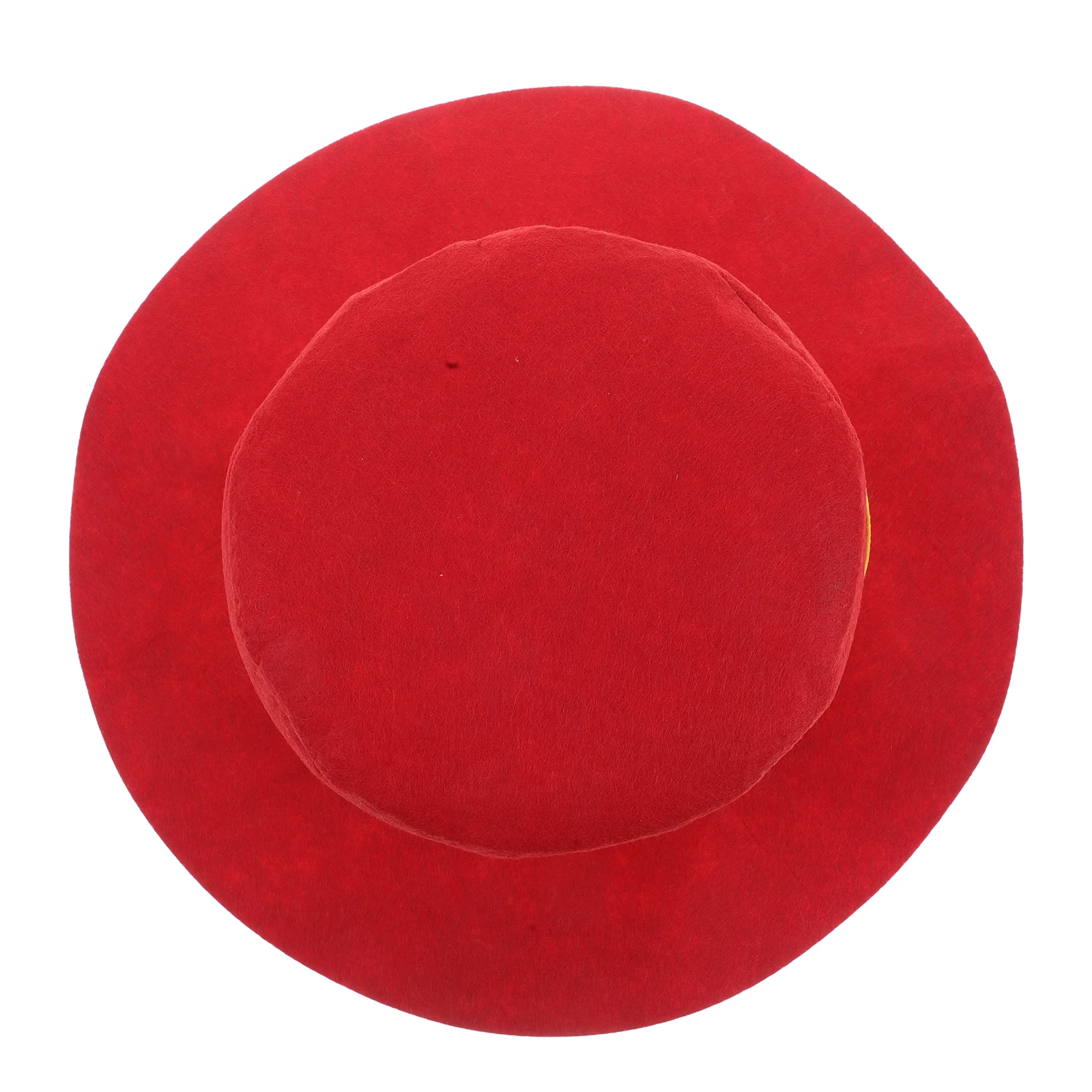 

Party Hat Christmas Halloween Felt Flat Brim Magician Prop Stage Performance Decorative Top Hat Cosplay Fabric Conjuring Supply