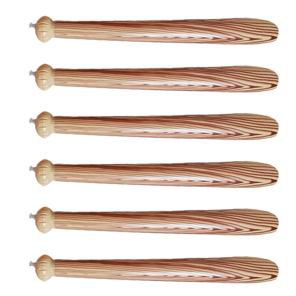 

6Pcs Inflatable Baseball Bat Stick Cool Cheering Sticks for Kids Birthday Party Favor Carnival Festival Supplies