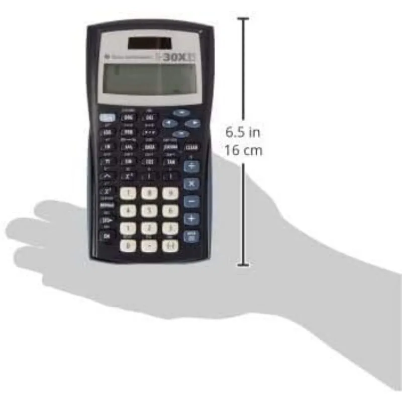 آلة حاسبة علمية من تكساس إنسترومنتس TI-30XIIS - مجموعة المعلم (10 عبوات) - جديدة، أسود، أزرق