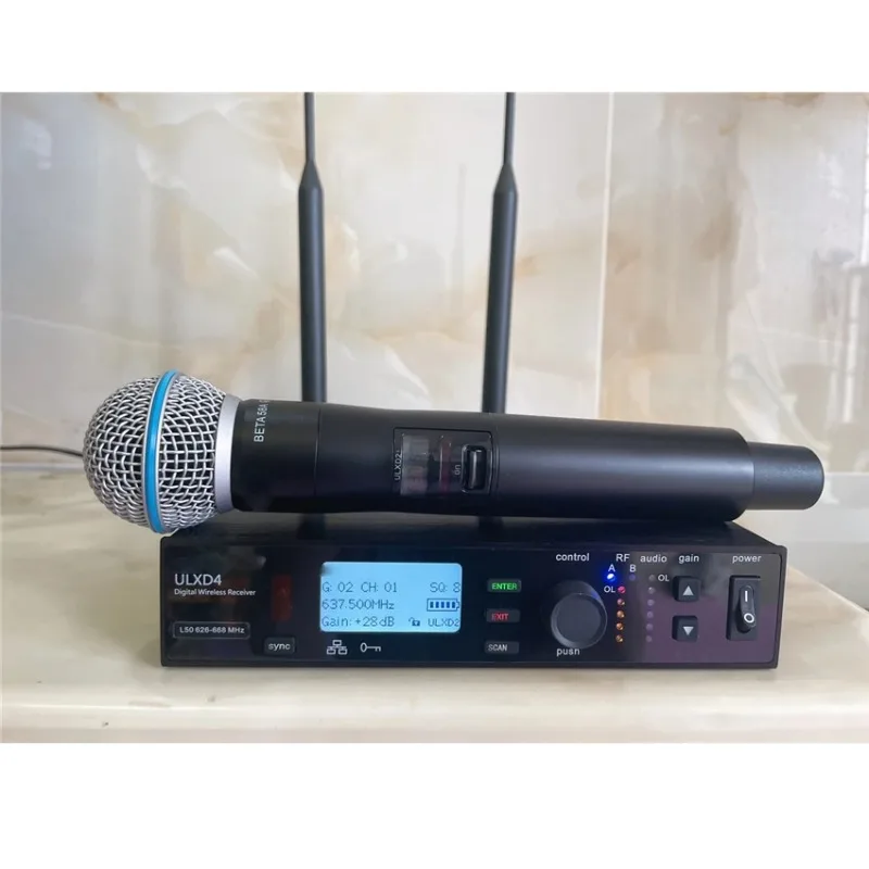 

ULXD4/BETA58A 87 Digital Wireless Microphone Live Microphone Sound Card Outdoor Dynamic