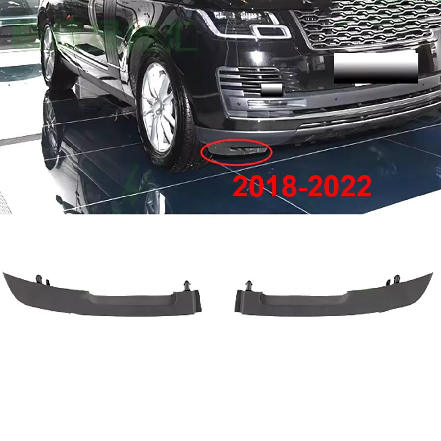 Wooeight 1Pc LR098435/LR098434 OEM For Land-Rover Range Rover 2018-2022 Front Left/Right Side Bumper Lower Air Deflector Spoiler