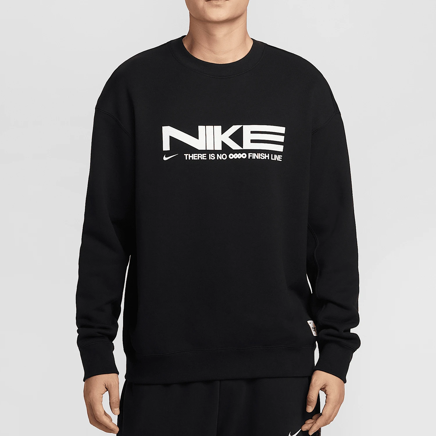 

Nike Authentic Premium Men's Round Neck Thin Fleece Sports Letter Hoodie IB5450-010