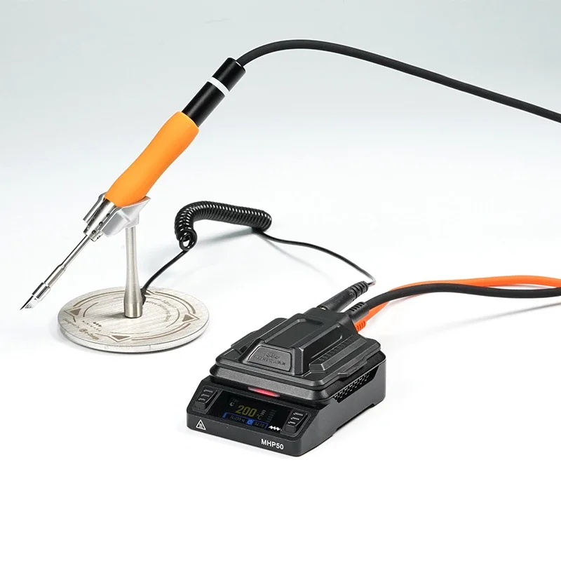 Miniware I-Stand حامل لحام مبتكر صغير لـ TS101/TS21 سبيكة لحام ذكية 3 مم 304 حامل الاستعداد من الفولاذ المقاوم للصدأ