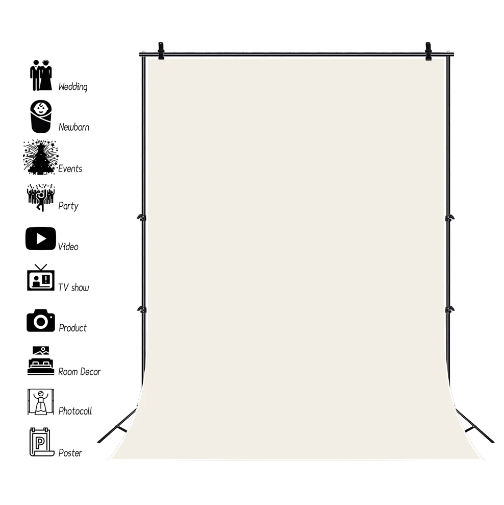 Photography Backgrounds Solid White Scene Photo Studio Portrait Backgrounds YouTube Video Shooting Props DIY Photo Banners