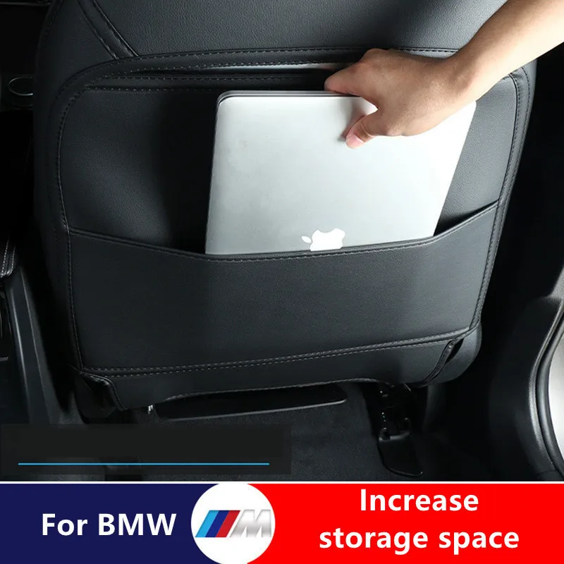 For BMW Seat Back Child Anti-kick Pad 3-5 Series X7 X3 X4 Upgrad Microfiber Leather Anti Dirty Mat Rear Row Wear-proof Protector