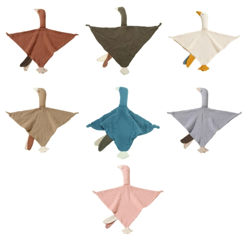 Bavaglino sicurezza per l'aspetto oca del bambino Coperta sicurezza per ragazzi ragazze Asciugamano succhietto per