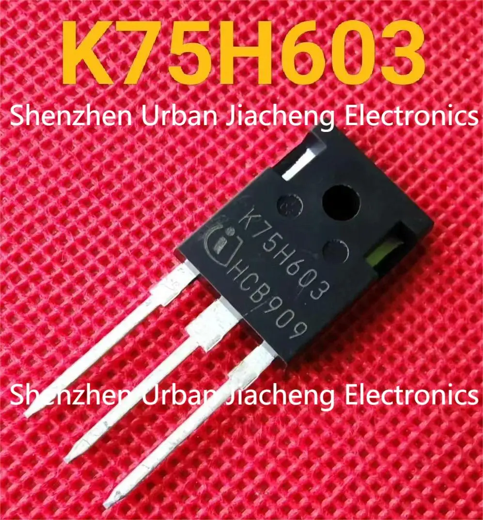 1PCS Original New Imported K75H603 IKW75N60H3 TO-247 600V 75A IGBT Transistor