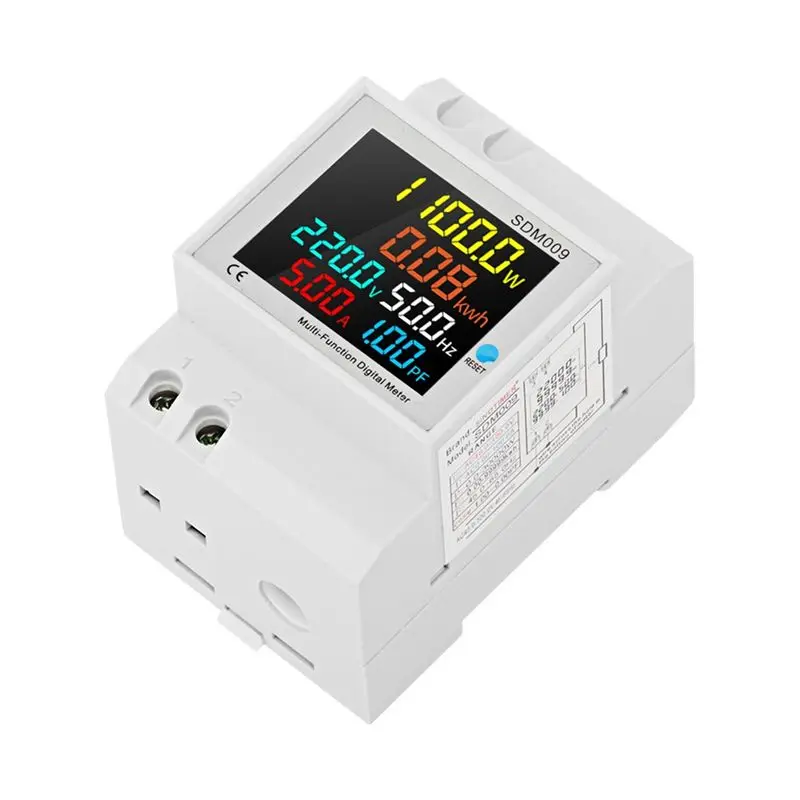 

Довольно - SDM009 Рельсовый однофазный цифровой дисплей Напряжение Ток Частота Коэффициент мощности Электрический Многофункциональный (A)