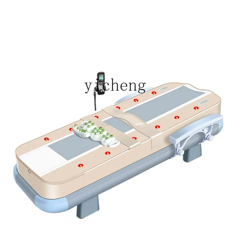 YY Voice Control Tepidity Therapy Bed Health Care Jade Massage Couch Household 3D Electric