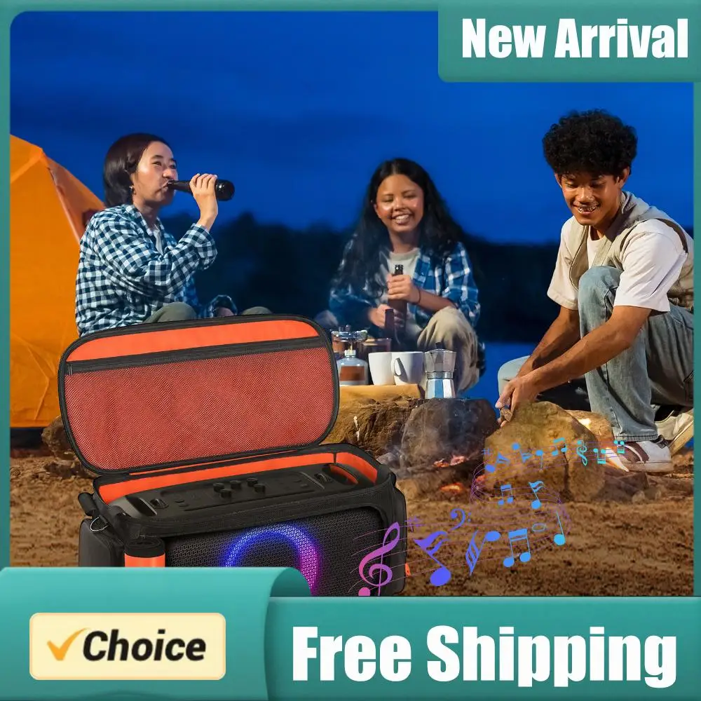 

Travel Storage Bag with Shoulder Strap Portable Speaker Carry Tote Bag Compatible for JBL PartyBox On The Go 2 Speaker