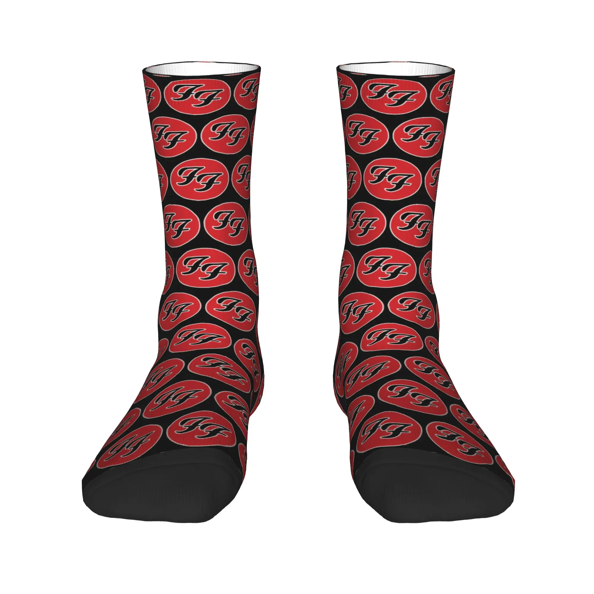 What would I do Stockings Men's F-Foo Band Fighters Graphic Socks High Quality Kawaii Socks Autumn  Non Slip Socks