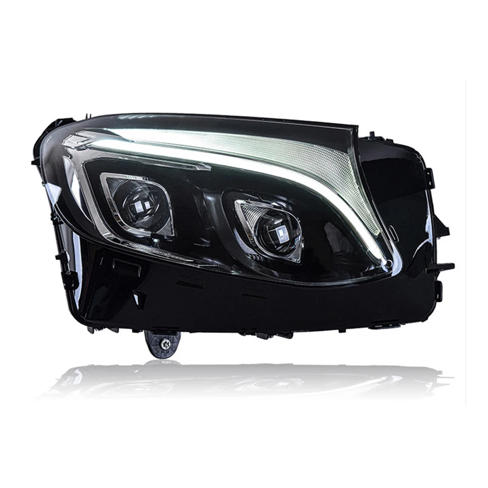 Car Lights For Benz GLC C253 X253 2016-2019 Front Head Lights Replacement DRL Daytime light Projector Facelift