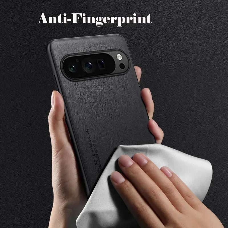Luxury Leather Phone Case for Google Pixel 10A 10 11 XL 9A 9 Pro 8Pro 7 6 Pro 8A 7A 5A 4 Plain Skin Shockproof Soft Back Cover