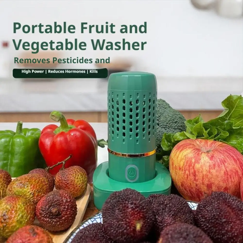 OH Ion Purification Rice Meat Tableware Ultrasonic Purifier NEW Portable Fruit Vegetable Washing Machine Kitchen Cleaning Tools