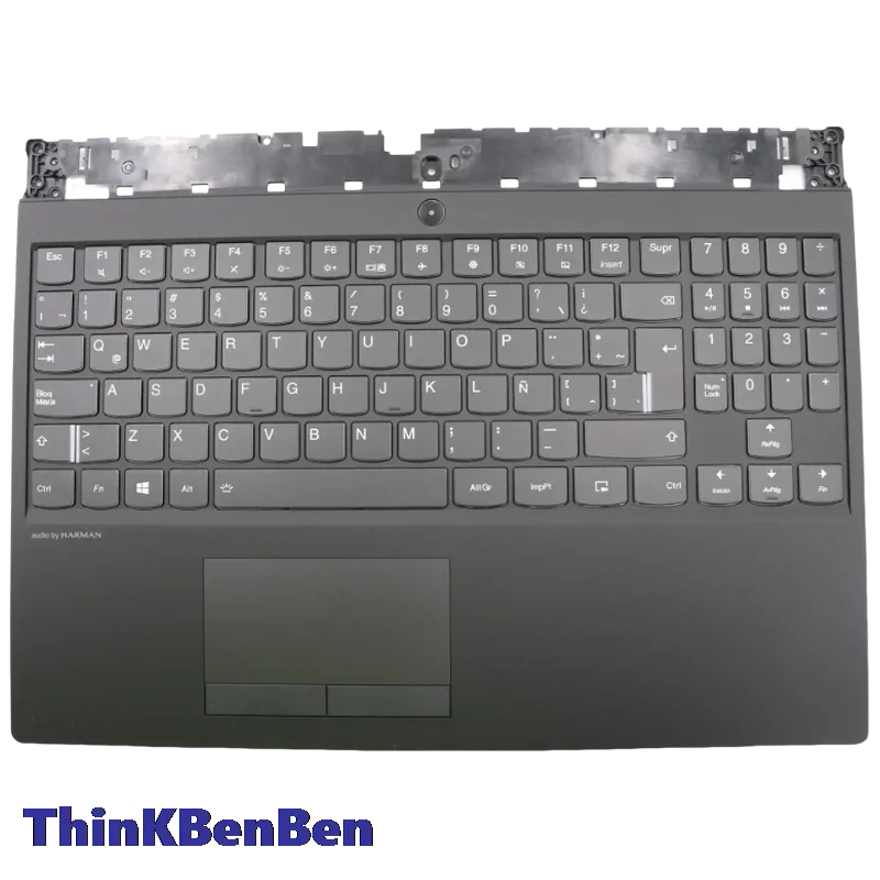

LAS Latin Spanish Black Keyboard Upper Case Palmrest Shell Cover For Lenovo Legion Y530 15 15ICH Y7000 2018 1060 5CB0R40203