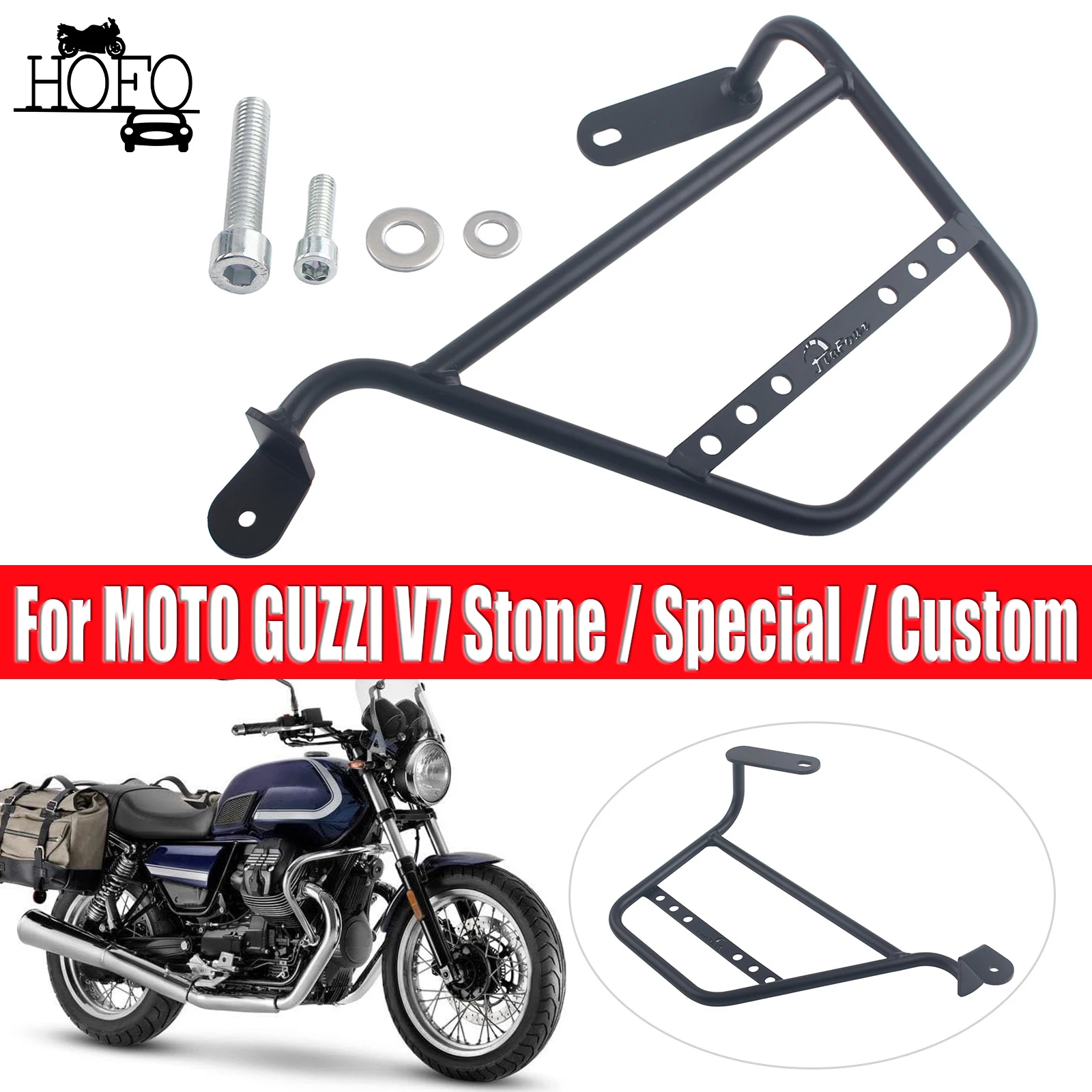 

Saddlebag Mount Bracket Left Right For MOTO GUZZI V7 Stone / Special / Custom 2021-2024