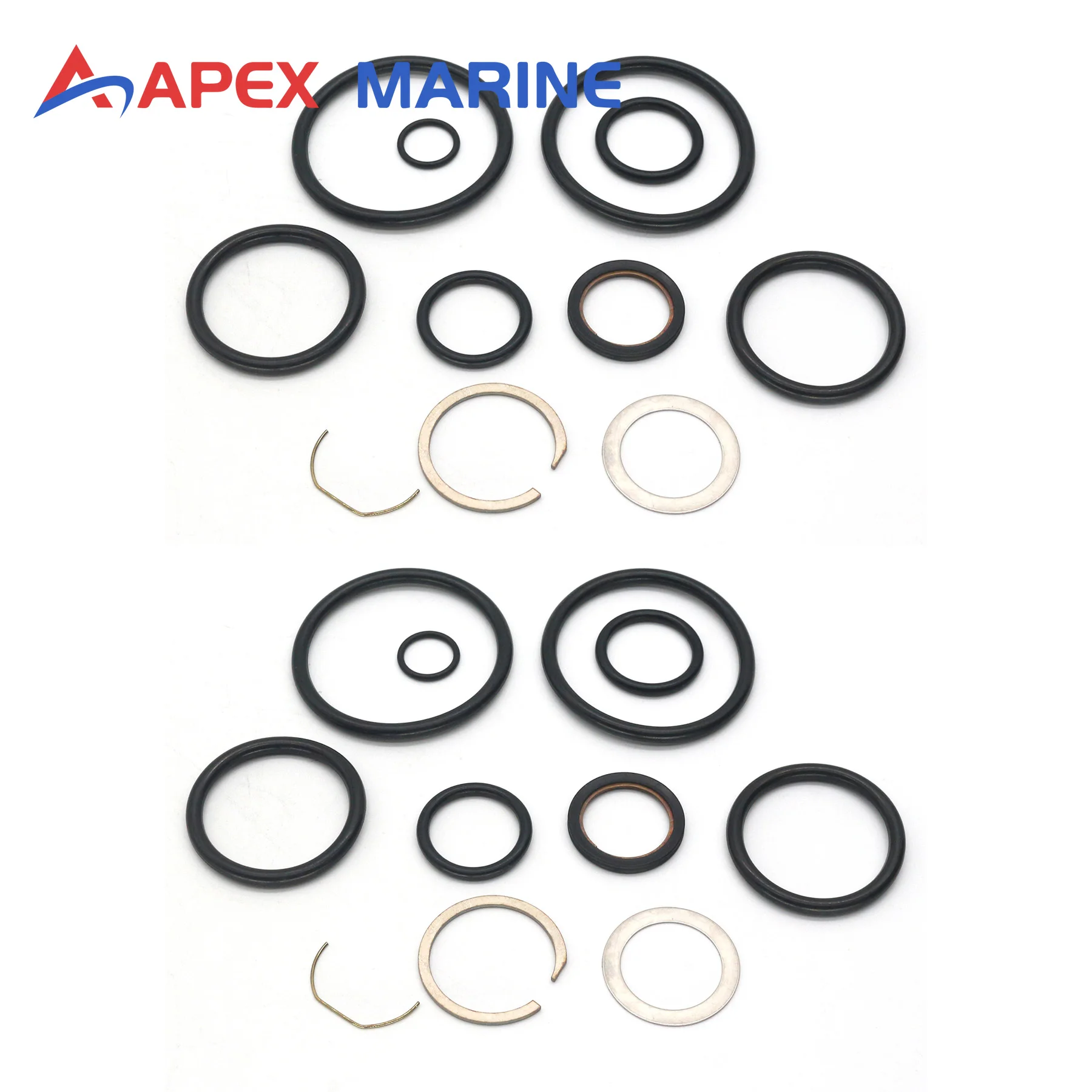 Lot de 2 kits de joints de cylindre de garniture 87400A2 pour moteurs MerCruiser Sterndrive R MR Alpha One Gen 1 2 Bravo 1 2 3 modèles 25-87400A2 18-2649