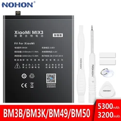 NOHON BM3K BM3B BM49 BM50 Battery For Xiaomi Mi MIX 3 2 2S MIX3 MIX2 MAX 2 MAX2 Replacement Lithium Polymer Bateria Mobile Phone