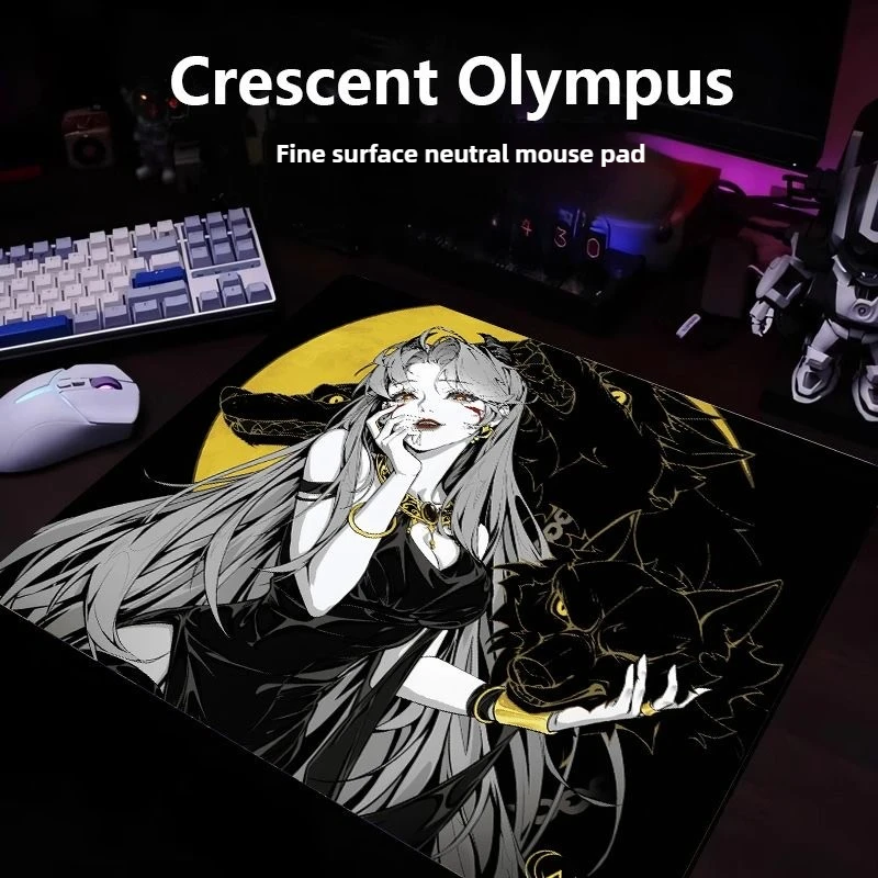 Original Olympus Series Crescent Care Studio Zeus Hades Poseidon Ares X Mousepad Gaming Mouse Pad FPS PC E-sports Accessories