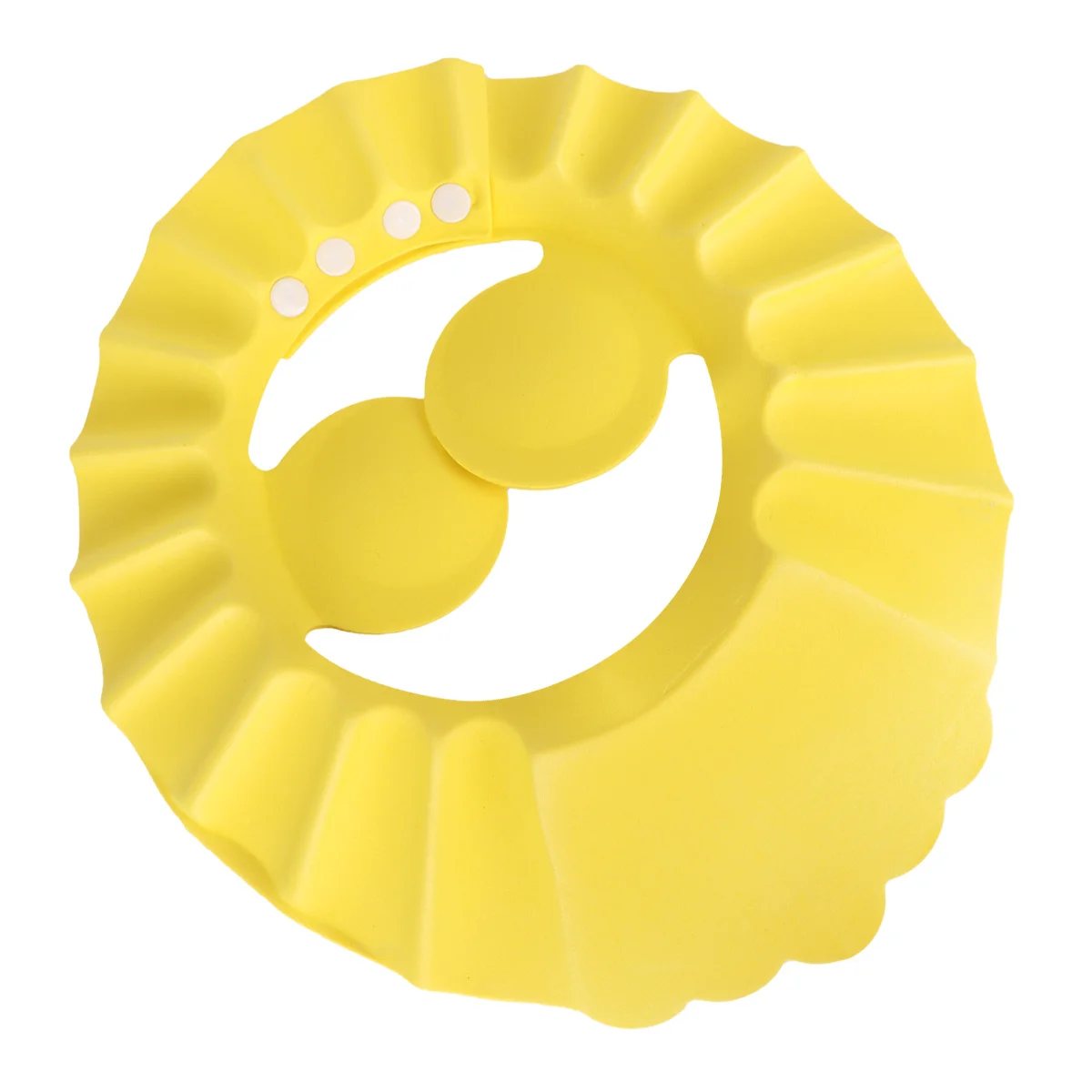

Baby Children's Adjustable Shower Cap Yellow Ear Protection Pads Infant Shampoo Shield Bath Hair Wash Haircut Care