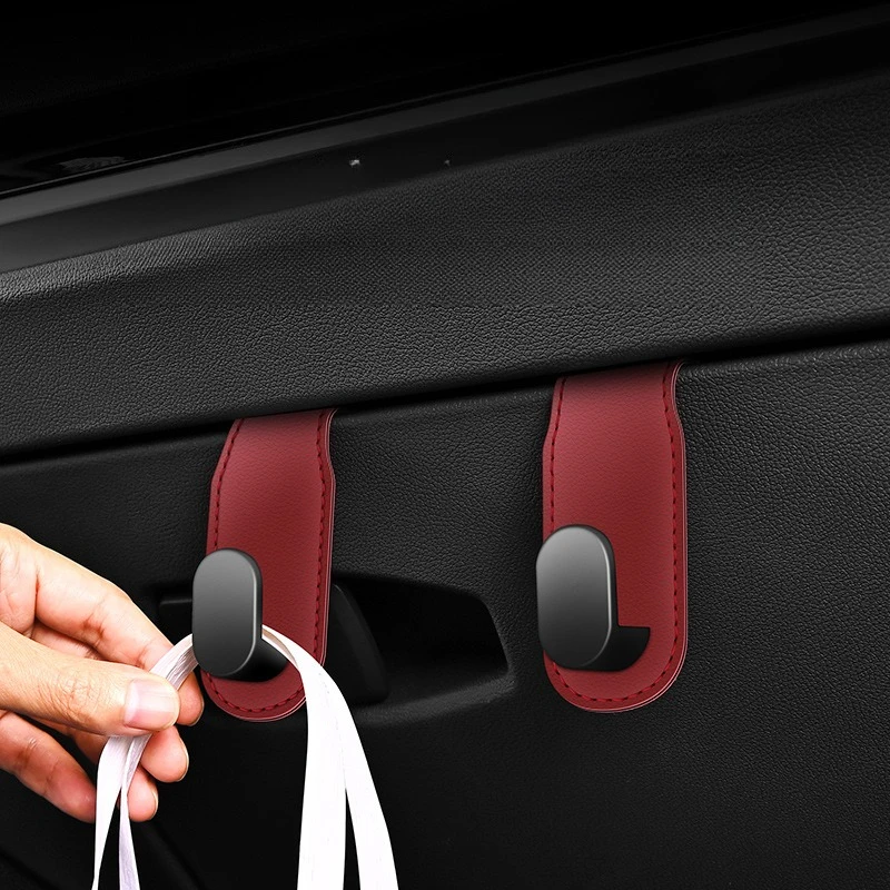 Multifunctional Front Car Hook Invisible Vehicle Hanger Adhesive Storage Hook for Passenger Seat Car Interior Accessories