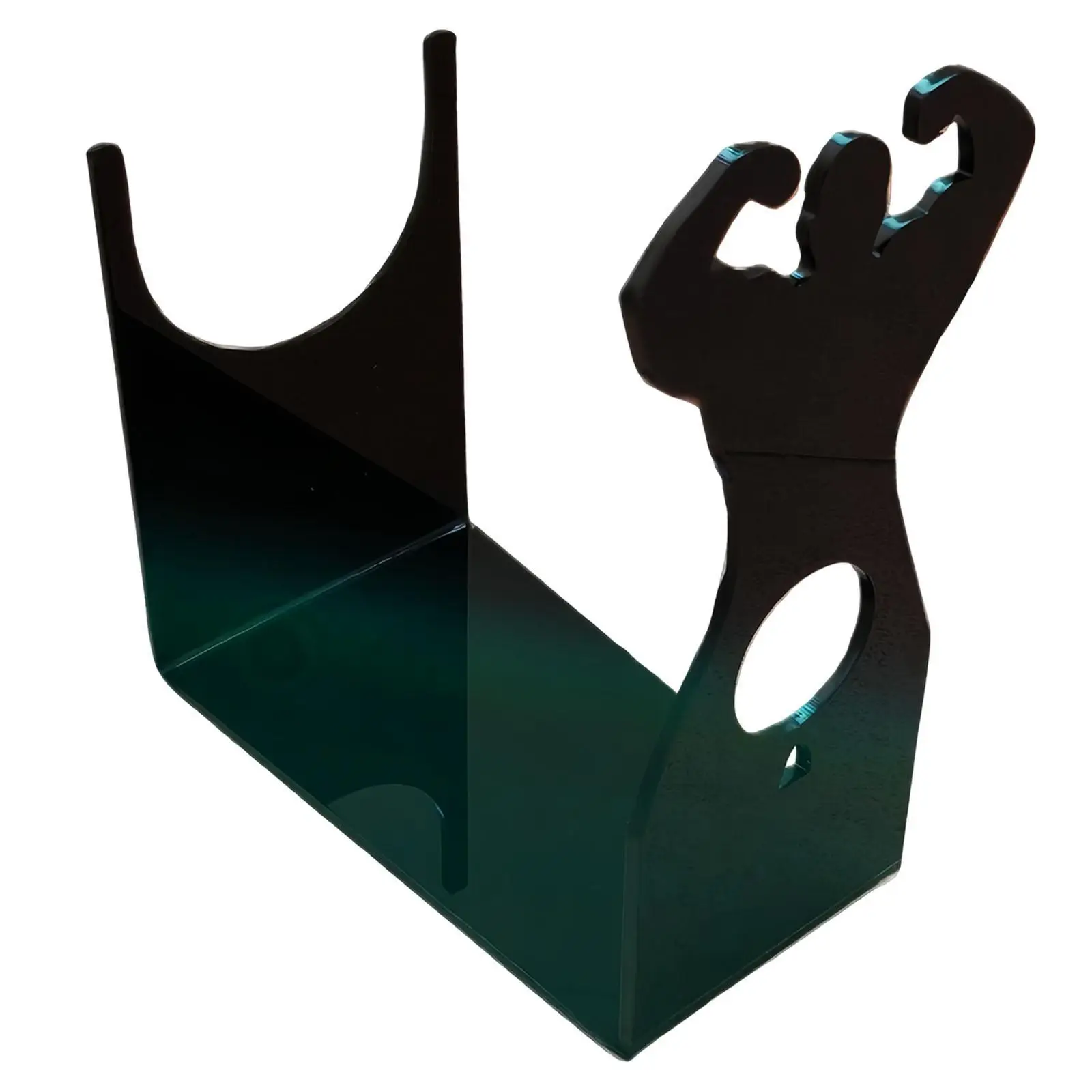 Modern Acrylic Wine Bottle Holder Muscular Man Design Creative Display Rack for Home Bar Kitchen Decor