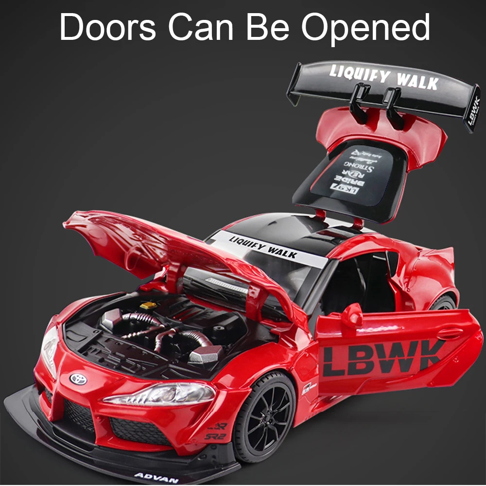 1:22 مقياس شيلبي التيار المتناوب كوبرا سوبرا سيارات لعبة نموذج سبيكة دييكاست الأبواب فتح السوبر ضوء نماذج الصوت هدايا عيد ميلاد للبنين #3