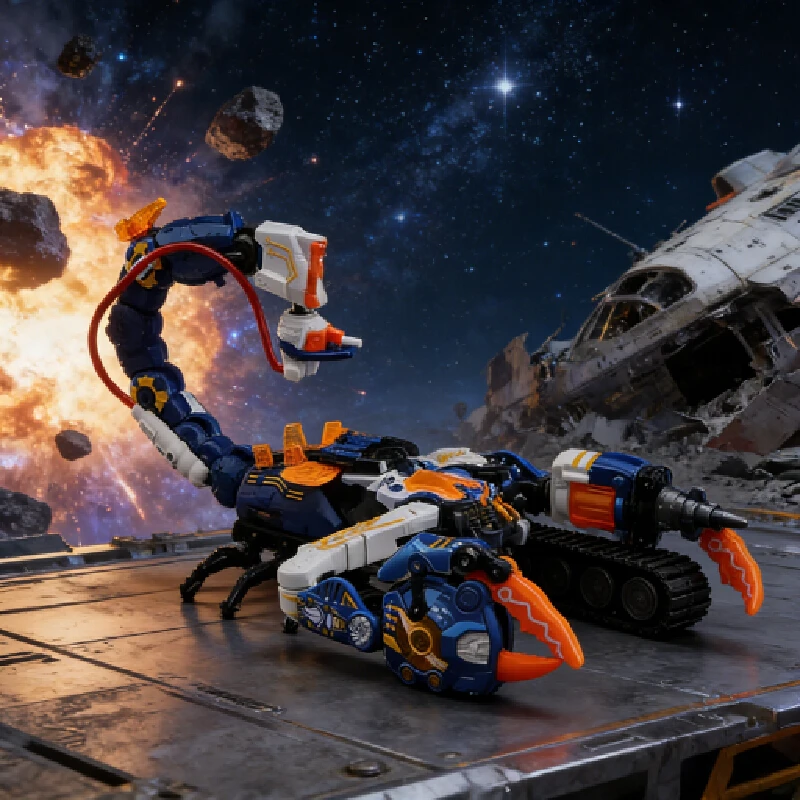 

Новая серия Beast Box, ураган, деформация скорпиона, игрушки Mecha Tide Play, ручная работа, сборка национальных творчества, модель, украшения