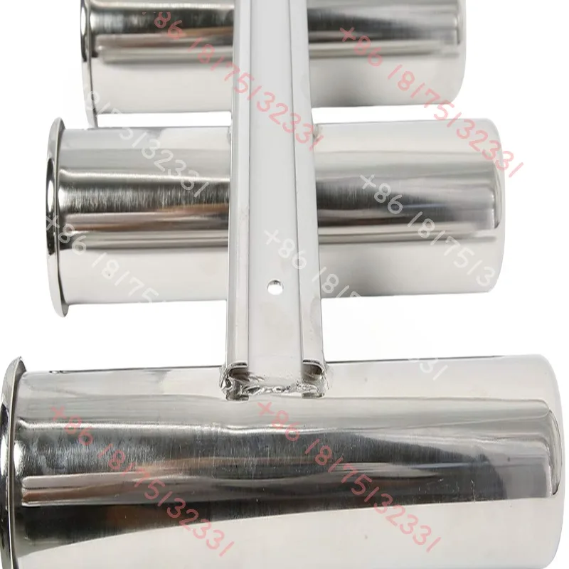 

Новый держатель удочки из нержавеющей стали с 6 звеньями и 6 трубками для использования на морской яхте, каяке или лодке