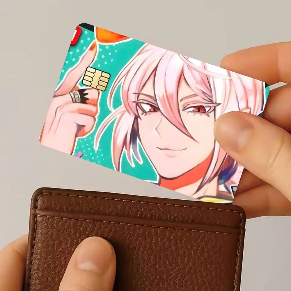 Welcome to Demon School! Iruma-kun Alice Asmodeus Credit Card HD Stickers Game Card Decal Small Chip Waterproof Sticker Gift