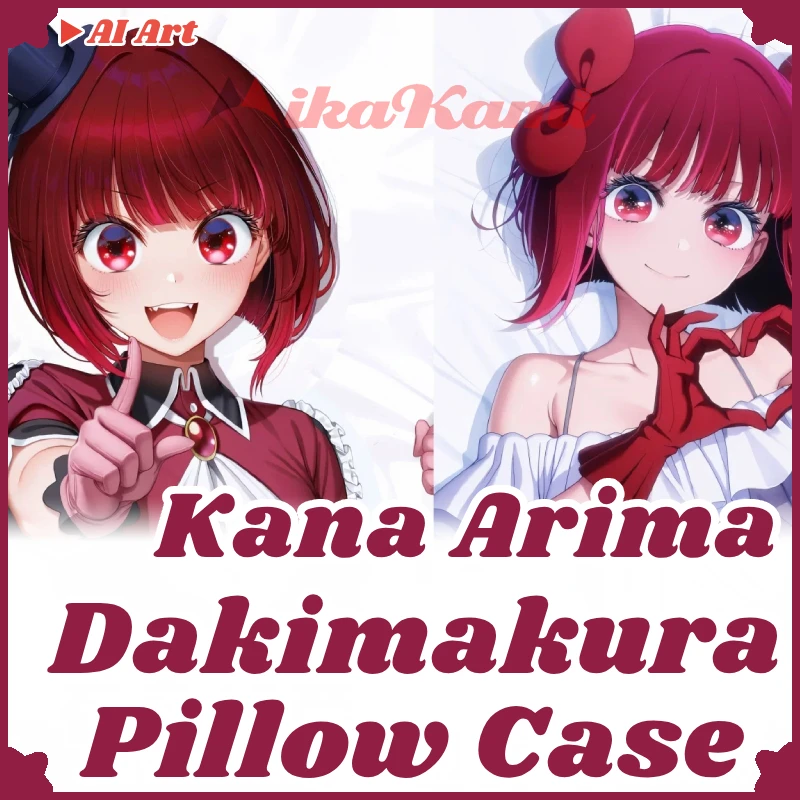 Kana Arima Dakimakura Oshi No Ko Anime Pillowcase Full Body Hugging Pillow Case Cushion Cover Home Bedding Decor Gift Xmas SHM