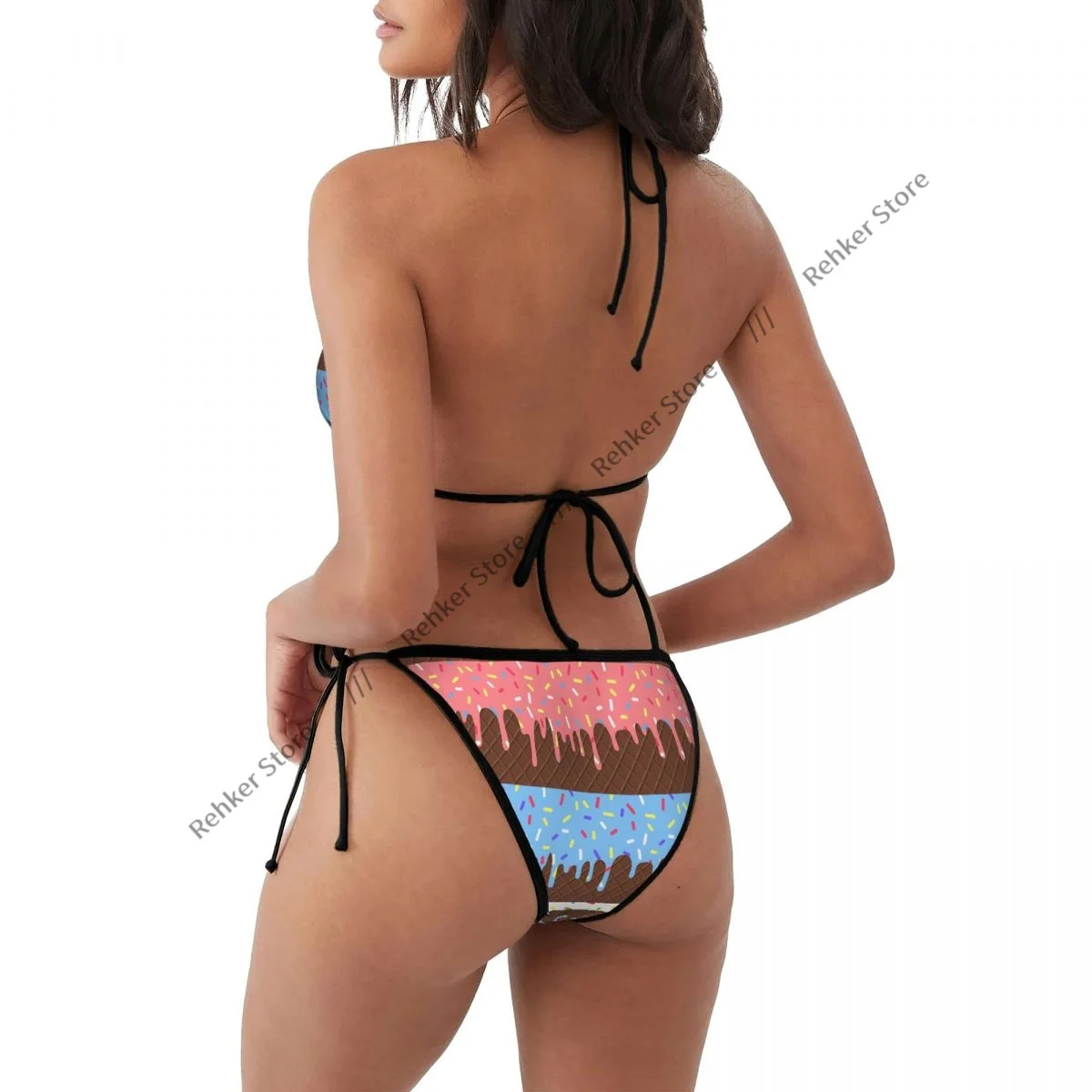 Sexy bikini dames badpak tweedelige badmode vloeiende ijs glaza badpak strandkleding