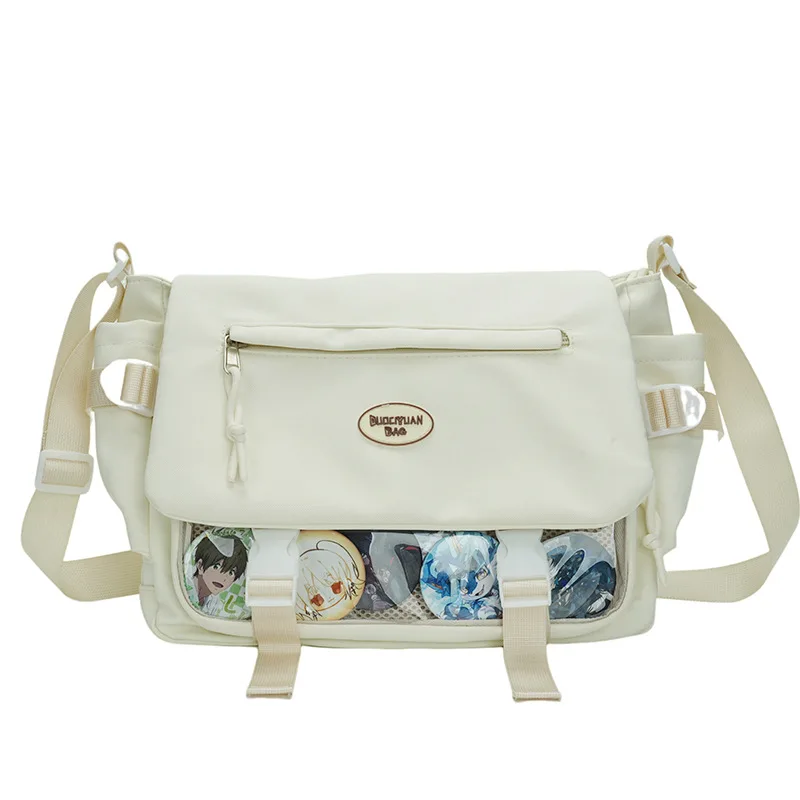 

Cute School Girl Crossbody Bag Large Capaci Transparent Menger Bag Daily Match Faion Trend oulder Bag for Everyone