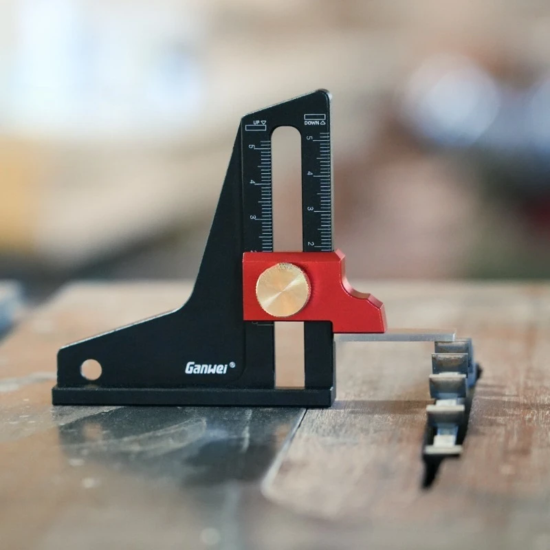 New Height Gauge, Depth Measurement Tools for Saw Table and Ruler Trimming Machine Adjustment,Height Gauge Measuring Instrument